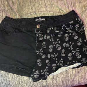 HotTopic Royal Bones Shorts